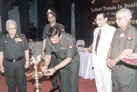 Distinguished armymen at the conference, �Dental Update - 2003: Latest trends in Dentistry� 