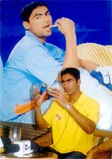 Indian cricketer Mohd. Kaif addresses a Press conference