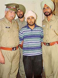 The main suspect in the murder case of Mandeep, a Sector 45 resident, at the Sector 34 police station