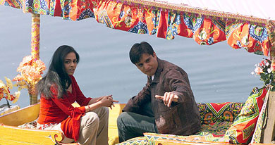 Filmstars Jimmy Shergil and Richa Pallot