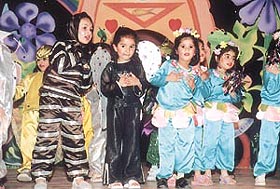 Kangaroo kids presenting a musical concert, �Theme for a dream�.