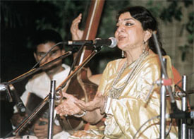 Rita Ganguly at the Thumri Festival