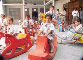 Tiny tots at Harsh Vidya Mandir Day Boarding School