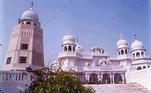 Sri Damdama Sahib, Talwandi Sabo, where Baisakhi will be celebrated on Monday. Sikh devotees from all over the country will participate. 