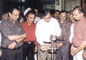 DDCA president and Union Minister Arun Jaitley inaugurating the library set up