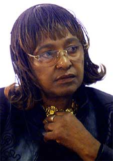 A South African court sentenced anti-apartheid heroine Winnie Madikizela-Mandela to five years of imprisonment 