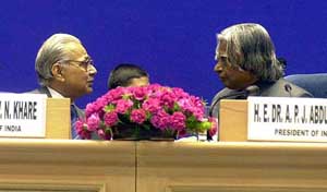 President A.P.J Abdul Kalam with Chief Justice of India V. N. Khare