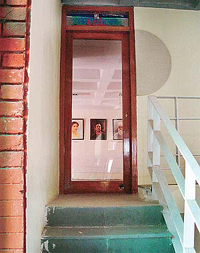 The entrance to the music gallery of Punjab Kala Bhavan,