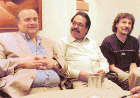 Prof David Rowly from the UK addresses mediapersons during a course on hip and knee arthroplasty