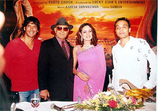 Model-turned-actor Milind Soman, Bollywood actor Amrish Puri, actress Natanaya Singh and Shell Oswal