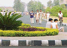 The Punjab Agricultural University campus is a favourite with regular walkers 