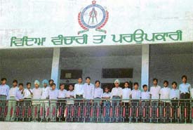 Students of Ramgarhia Senioor Secondary School