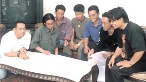 PLHWA community leaders at a working group session