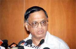 Infosys Chairman N.R. Narayana Murthy announces the US$3 million out-of-court settlement 