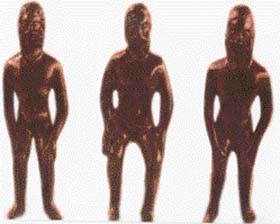 The sculptures displayed at the IndusInd gallery