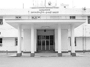 A view of Rajasansi International Airport, Amritsar