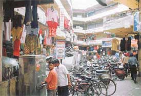 A scene of Akalgarh market