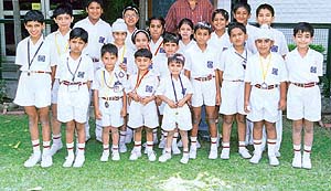 Karatekas of KB DAV School, Sector 7, Chandigarh