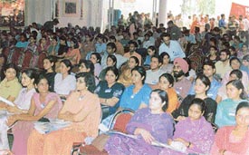 Delegates attend a state-level convention organised by the All India Integrated Medical Association Punjab