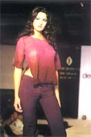 A model in Deepika Govind�s creation