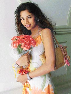 Femina Miss India Asia-Pacific 2003, Parmita Katkar, who was in Ludhiana on Monday