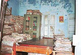 The women�s and children�s section in the Gandhi Municipal Library, Kalka