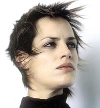 Essential Looks 2003: Demonstrating the concept of free flowing beauty with ease.