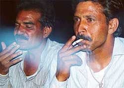 The No-Tobacco-Day theme goes up in smoke in one of the colonies in Chandigarh on Saturday.