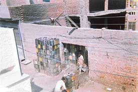 A tin recycling factory that has made life hell for residents of Hira Nagar 