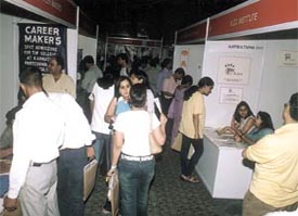More than 50 career opportunities were identified for students at a three-day fair organised in the Capital recently