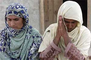 Mariam Bibi , 45, and her daughter-in-law Nazeeran Mai, 30, who were gang-raped,