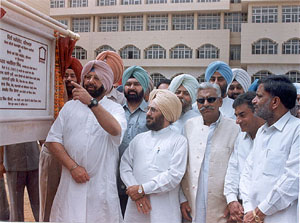 Capt Amarinder Singh, Chief Minister, inaugurates the Mini Secretariat