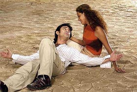 Actor Amir Khan and Gauri Karnik shoot for Amir's first music album "Pyar ka Jashn"