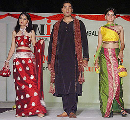 A fashion show being held in Ambala