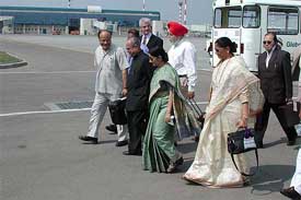 Indian parliamentary delegation led by Parliamentary Affairs Minister Sushma Swaraj