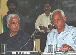 Mr. N. N. Vohra and Chief Minister Mufti Mohammad Sayeed 