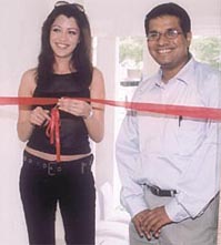 Aditi Gowitrikar set the ball rolling for the third Kaya skin clinic in Punjabi Bagh in the Capital
