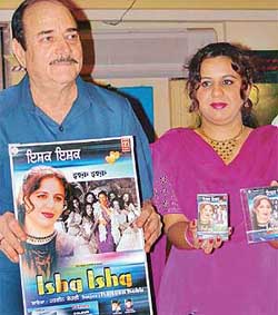 Former Punjab Governor Lieut-Gen B.K.N. Chhibber releases a music album sung by Punjabi singer Harleen Koli