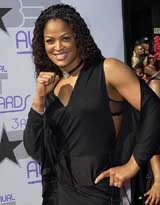 Boxer Laila Ali poses as she arrives at the 3rd annual BET Awards
