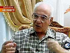 Mohammed Saeed al-Sahhaf, the former Iraqi Information Minister, makes his first appearance