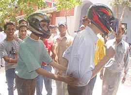 The ragging ritual in Delhi University 