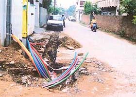 Digging of city roads by telecom companies for laying cables and delay in repairs have turned into a big nuisance for residents and motorists