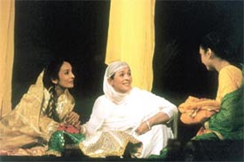 Suchitra Pillai, Shernaz Patel and Neha Dubey in �Womanly Voices�