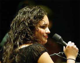 Grammy winner Norah Jones performs at the Montreal International Jazz Festival