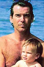 Brosnan is a model dad, too