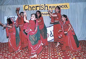 It was dance time at Cherish Play School.