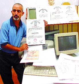 Fake degrees, mark sheets, certificates, income tax PAN cards, driving licences, ration cards, DTC bus passes and a number of other such documents