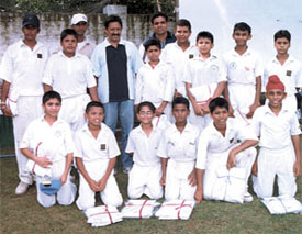 R P Academy cricket team, which annexed the Peacock Cricket Tournament title