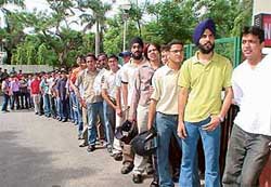 Eager to tread the MTV Road from Chennai to Chail, over 800 enthusiasts from the region turned up for audition