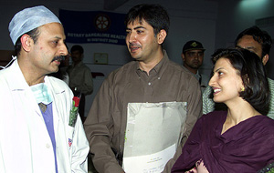 Parents of Noor Fatima, Nadeem Sajjad and Tayyaba Nadeem, talk to Rajesh Sharma
